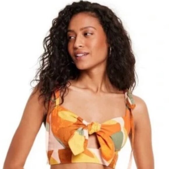 Fe Noel x Target Knotted Crop Tank-Size Large-NWT - Picture 1 of 4